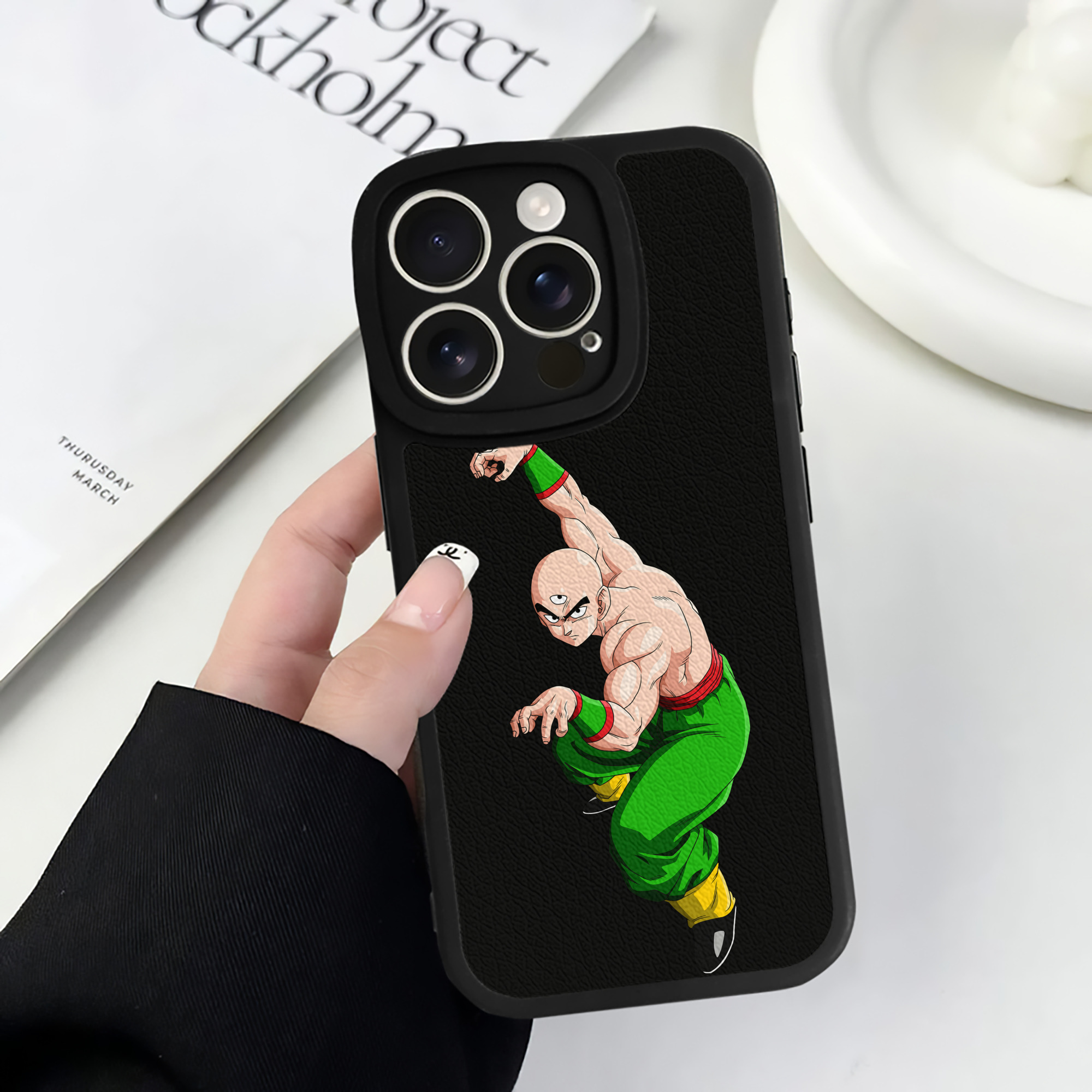 （画像用） ドラゴンボール DRAGON BALL 【iPhone 16シリーズ対応】シリコンスマホケース（レザー調） 材質：シリコン